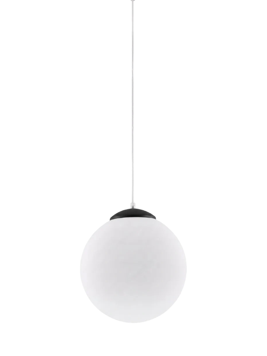 
Design Pendellampe „Ugo“ Ø 30 cm - Weiss / Ultramarine