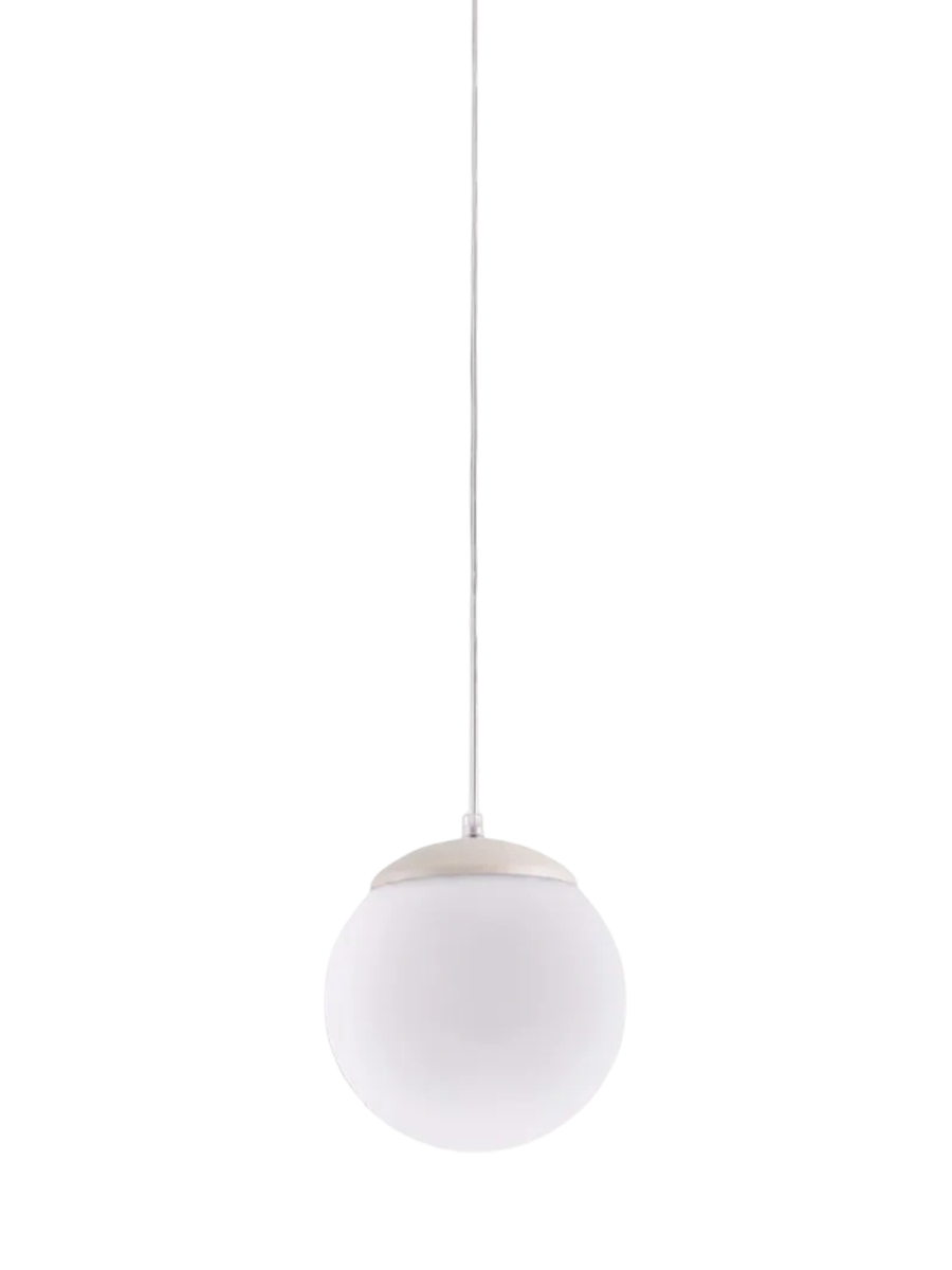 
Design Pendellampe „Ugo“ Ø 20 cm - Burgundrot / Weiss