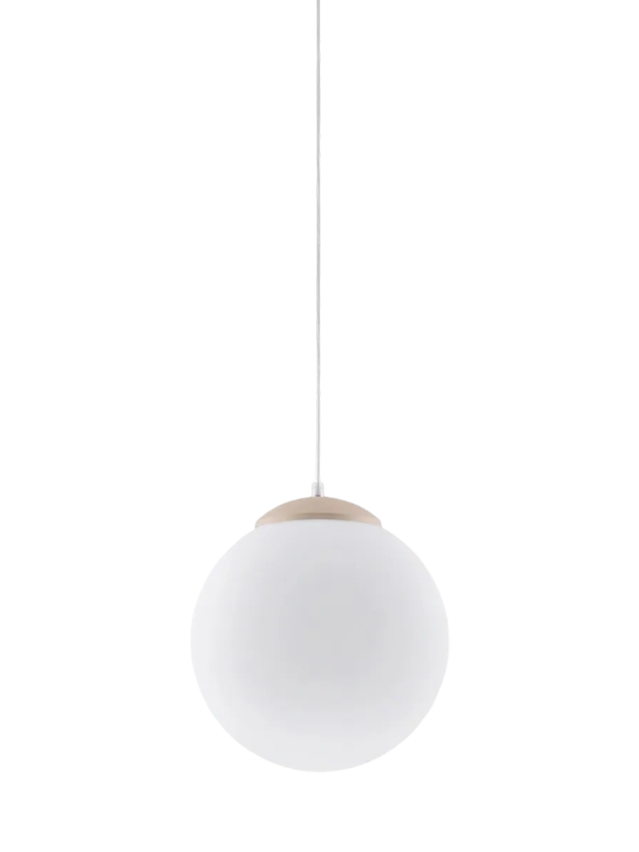 
Design Pendellampe „Ugo“ Ø 30 cm - Weiss / Ultramarine