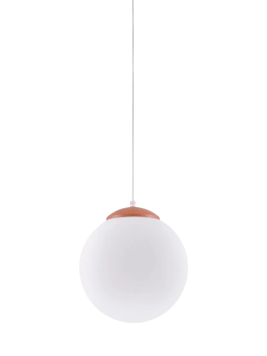 
Design Pendellampe „Ugo“ Ø 30 cm - Weiss / Ultramarine