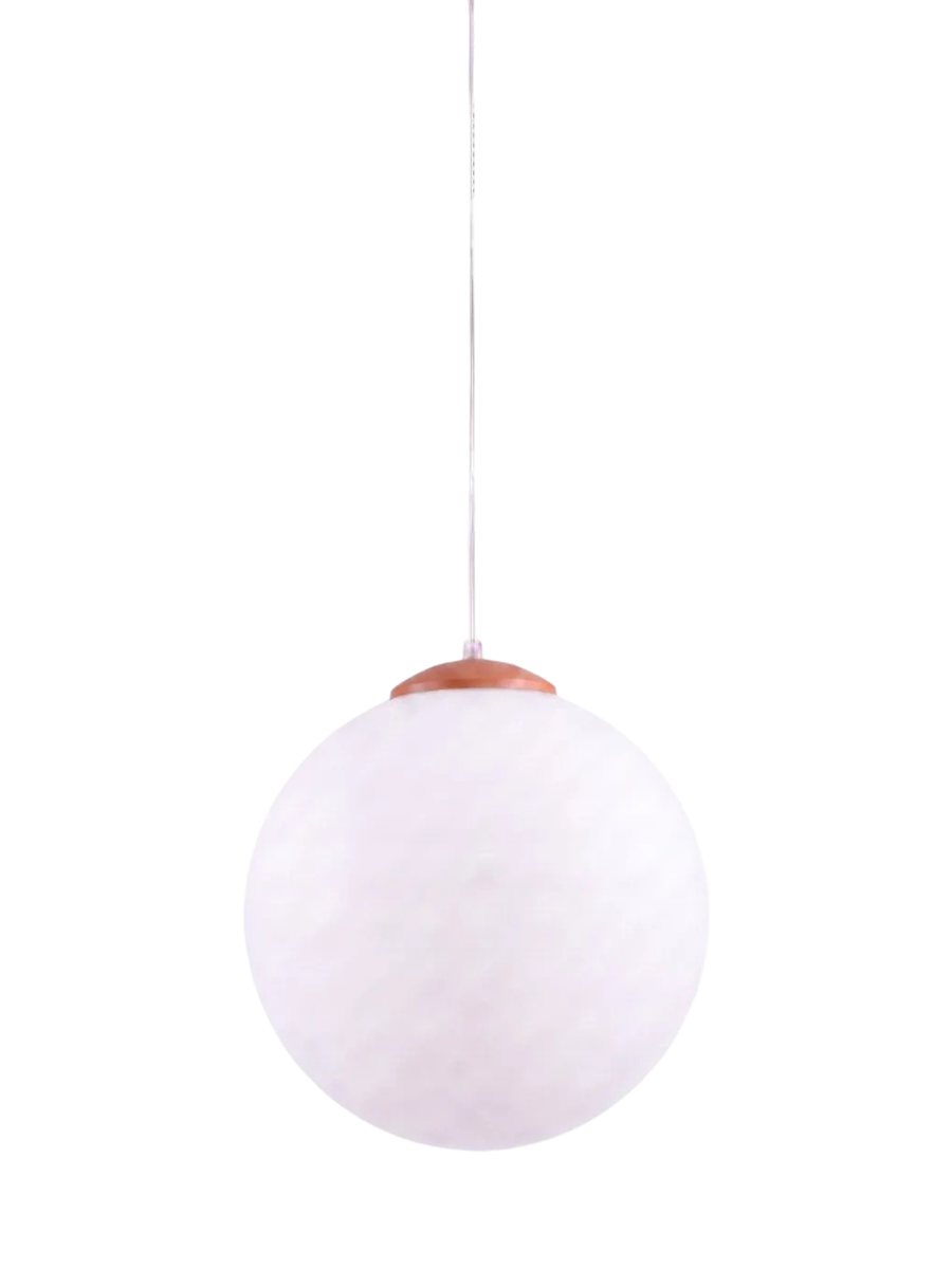 
Design Pendellampe „Ugo“ Ø 40 cm - Weiss / Gold