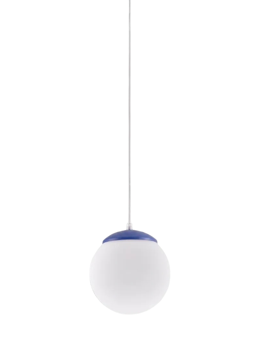 
Design Pendellampe „Ugo“ Ø 20 cm - Burgundrot / Weiss