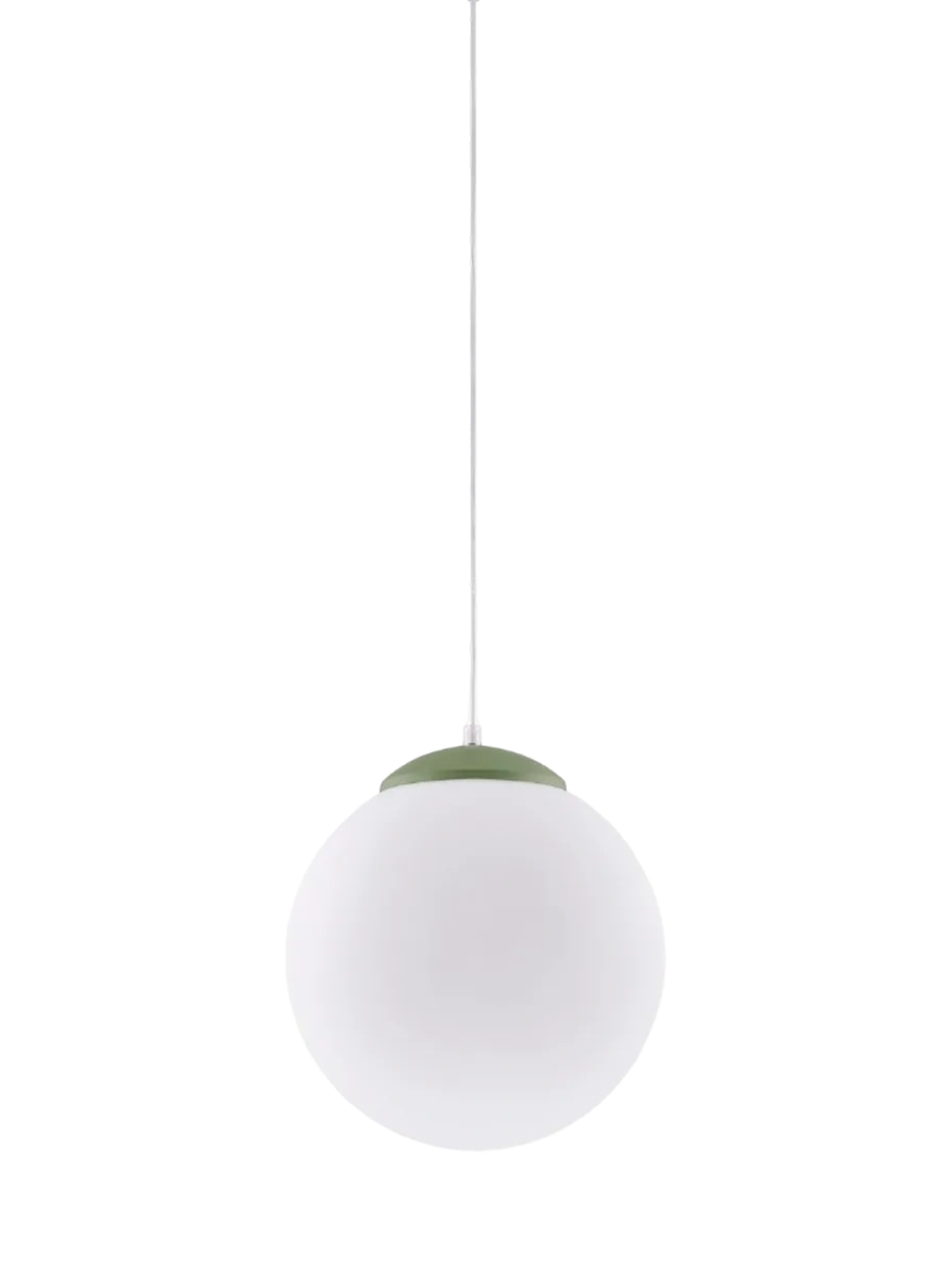 
Design Pendellampe „Ugo“ Ø 30 cm - Weiss / Ultramarine