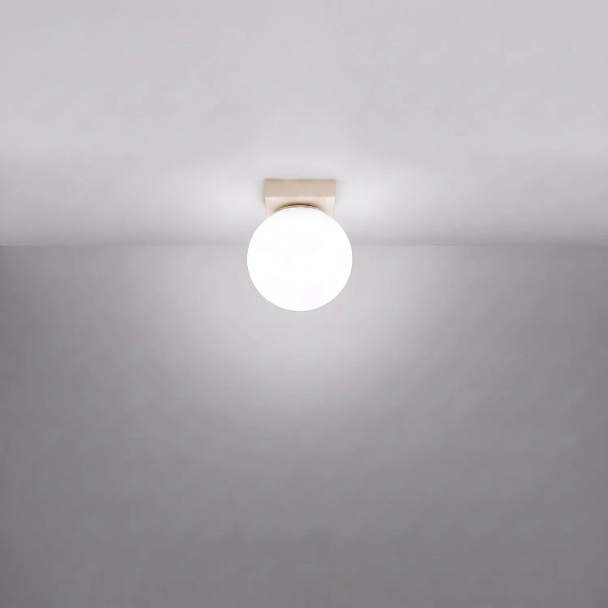 
Design Deckenlampe „Yoli“ 1-flammig - Beige