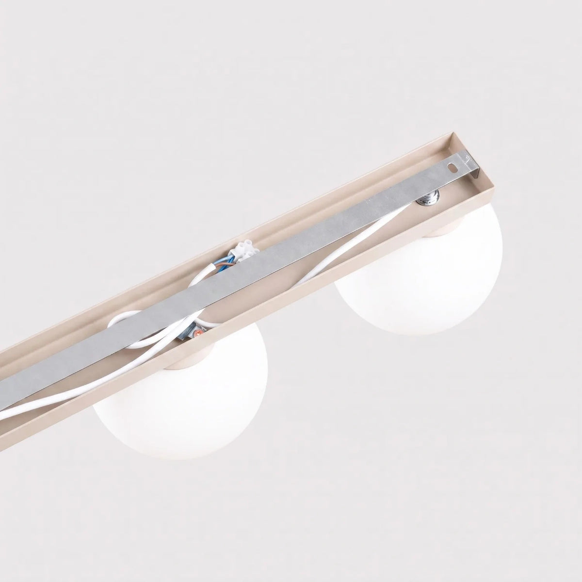 
"Yoli" 3-Light Designer Ceiling Lamp - Beige