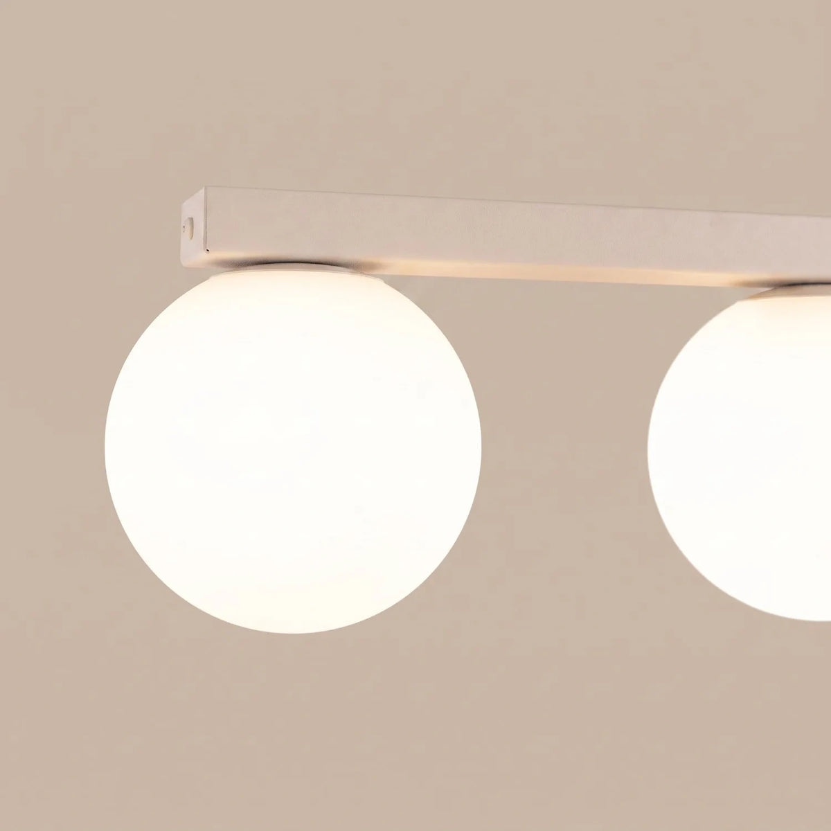 
Designer Ceiling Light "Yoli" 4-Bulb - Beige
