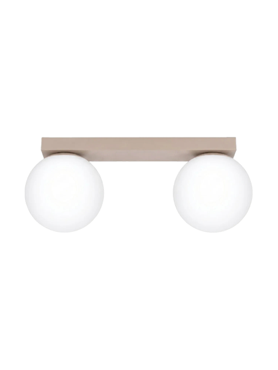 
Design Deckenlampe „Yoli“ 2-flammig - Taupe
