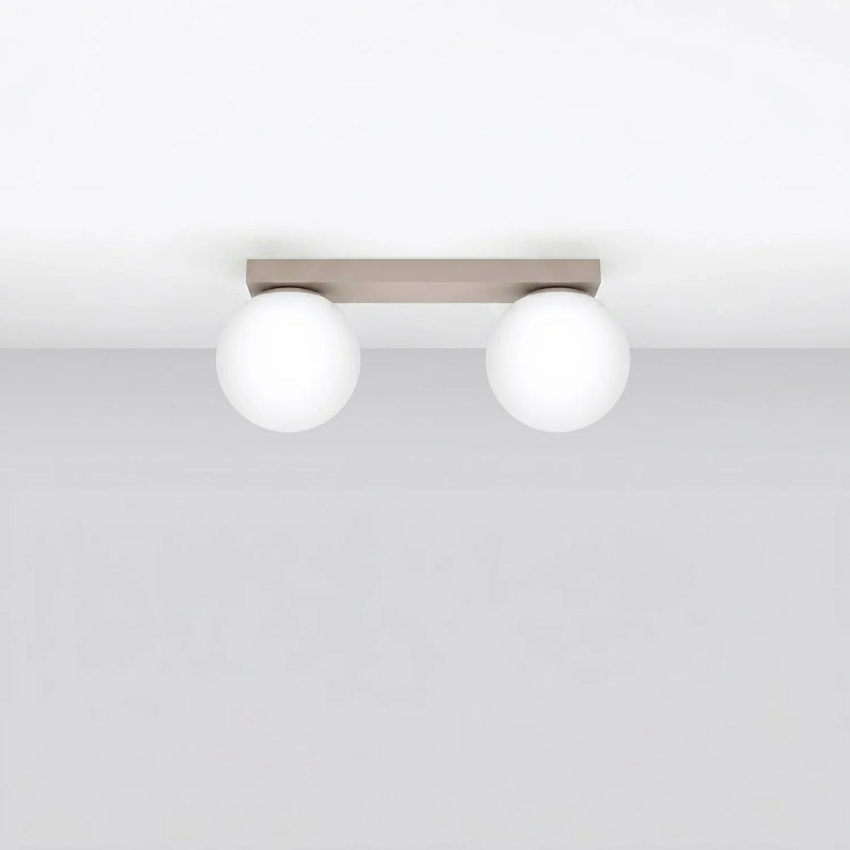 
Design Deckenlampe „Yoli“ 2-flammig - Taupe