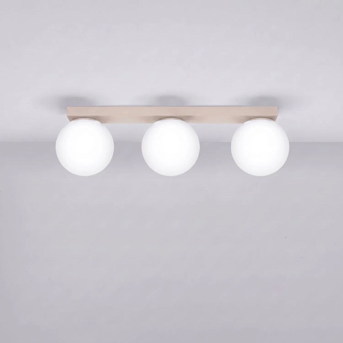 
Design Deckenlampe „Yoli“ 3-flammig - Taupe