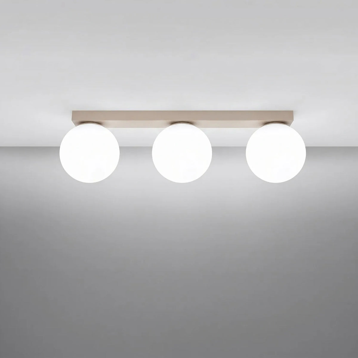 
Design Deckenlampe „Yoli“ 3-flammig - Taupe