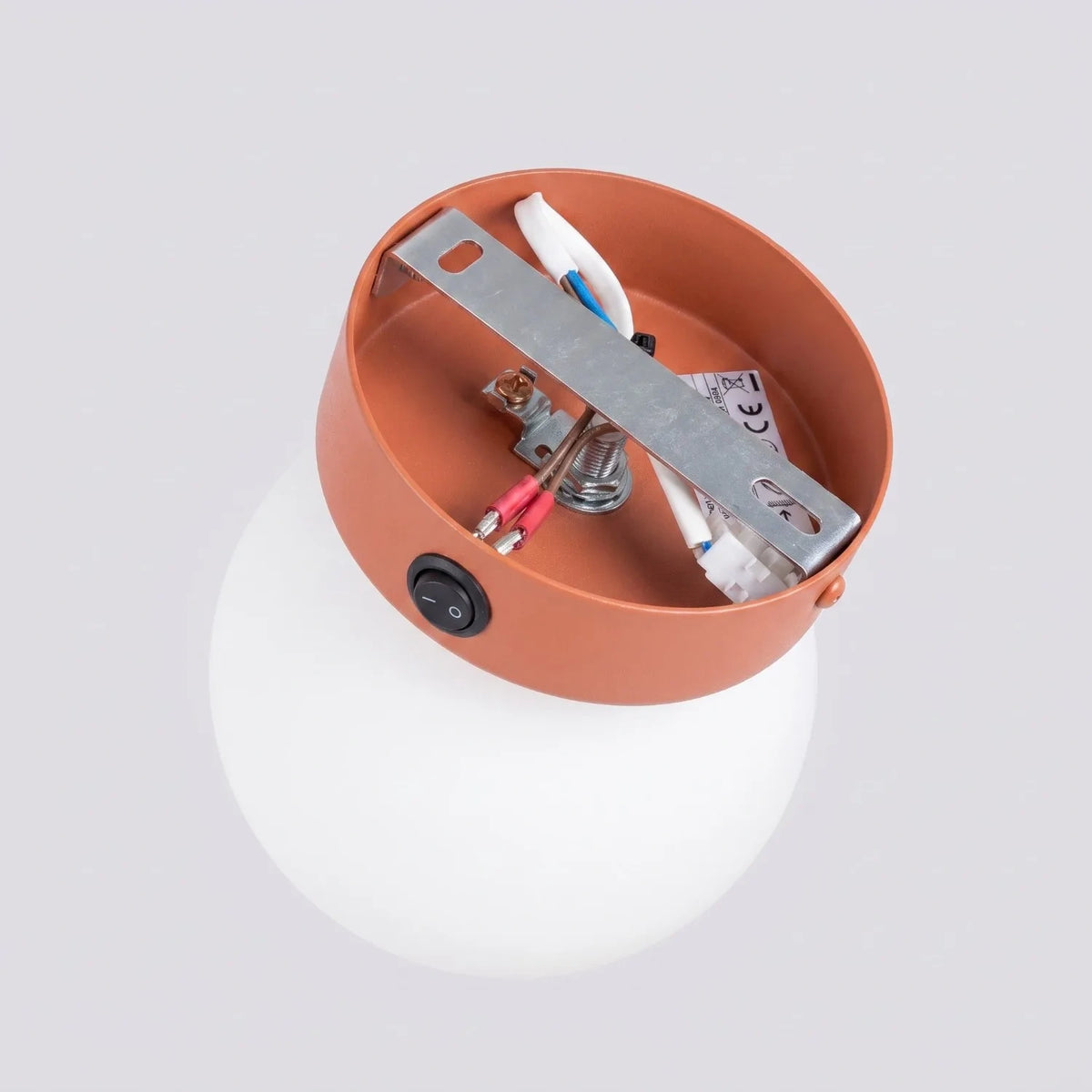 
Lampada da parete di design «Yoli» - Rosso ocra