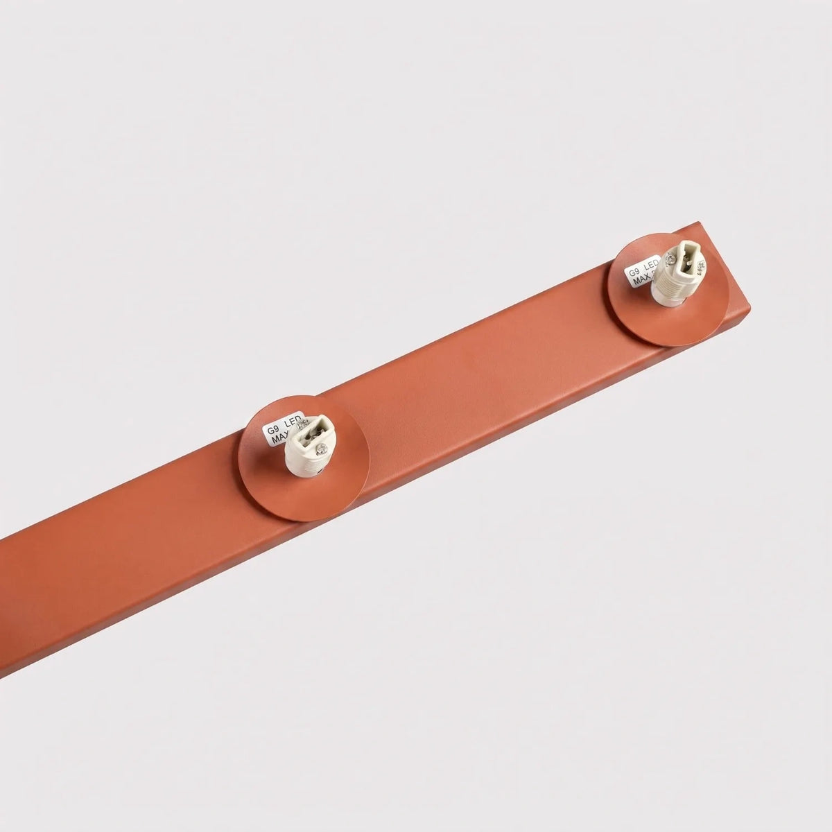 
"Yoli" 3-Light Designer Ceiling Lamp - Ochre red