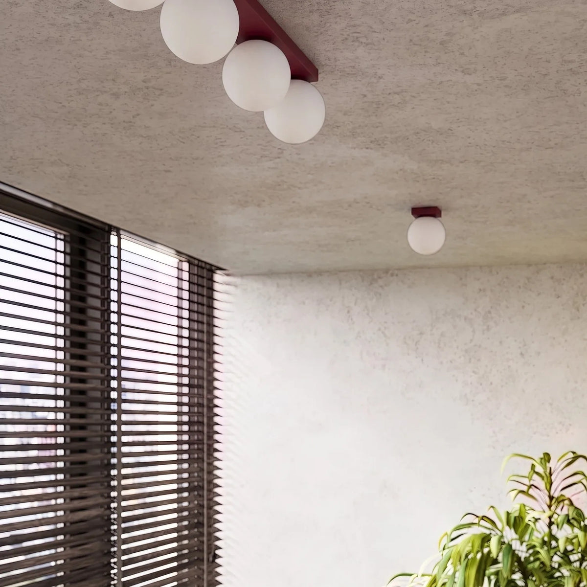 
Lampada da parete di design «Yoli» - Rosso bordeaux