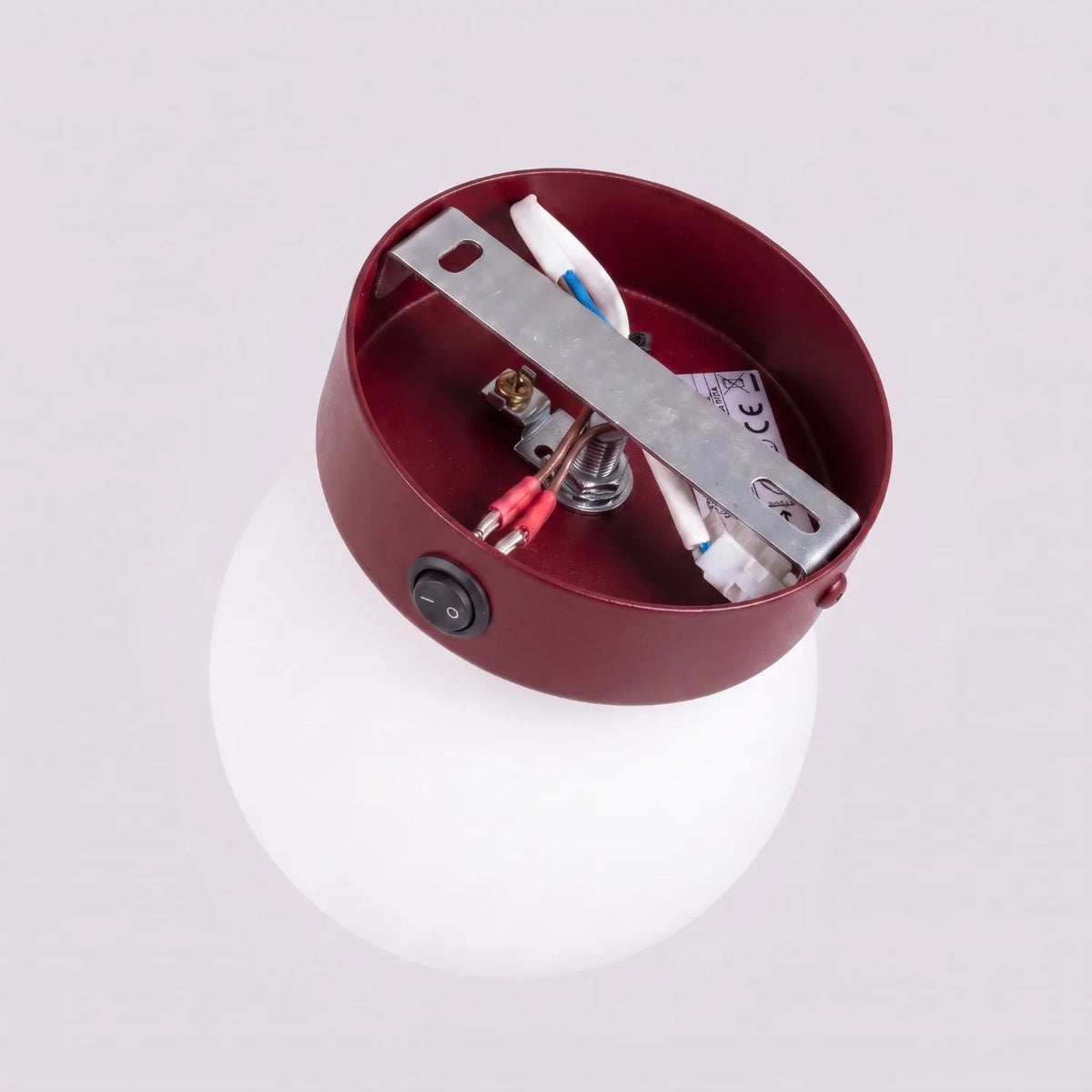 
Lampada da parete di design «Yoli» - Rosso bordeaux