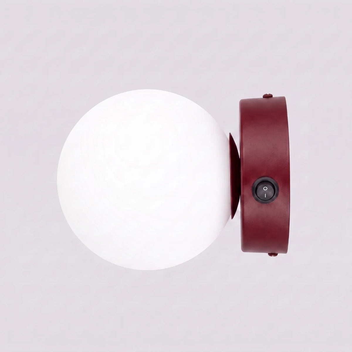 
Lampada da parete di design «Yoli» - Rosso bordeaux