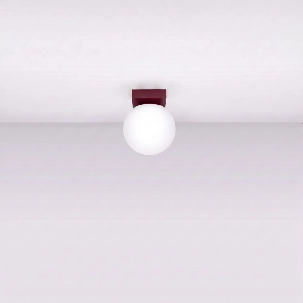 
Design Deckenlampe „Yoli“ 1-flammig - Burgundrot