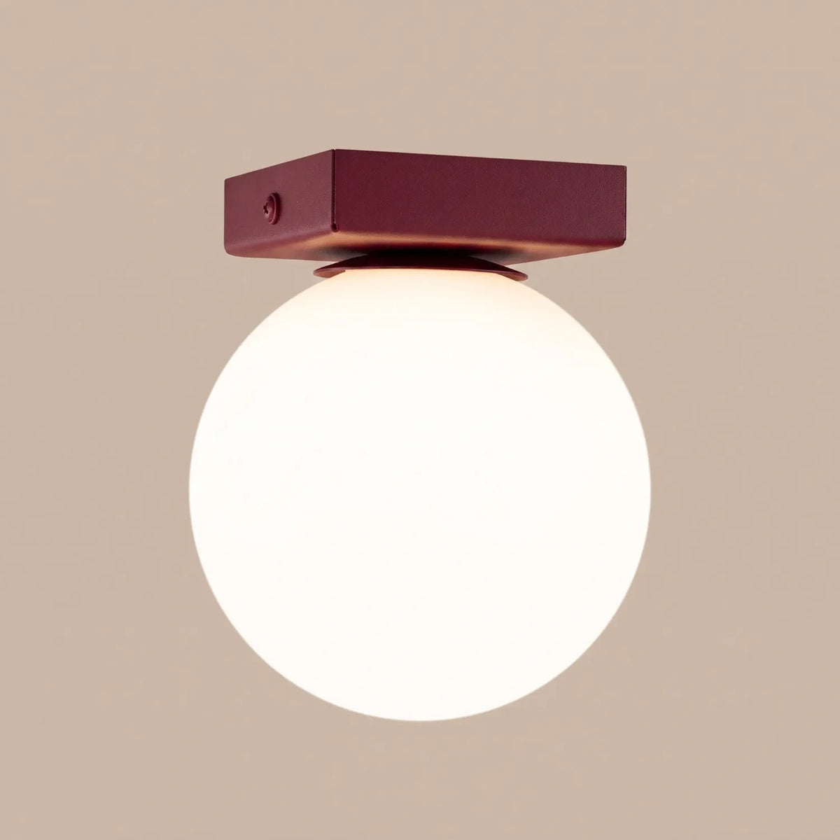 
Design Deckenlampe „Yoli“ 1-flammig - Burgundrot