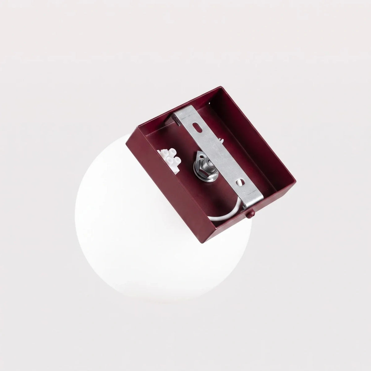 
Design Deckenlampe „Yoli“ 1-flammig - Burgundrot