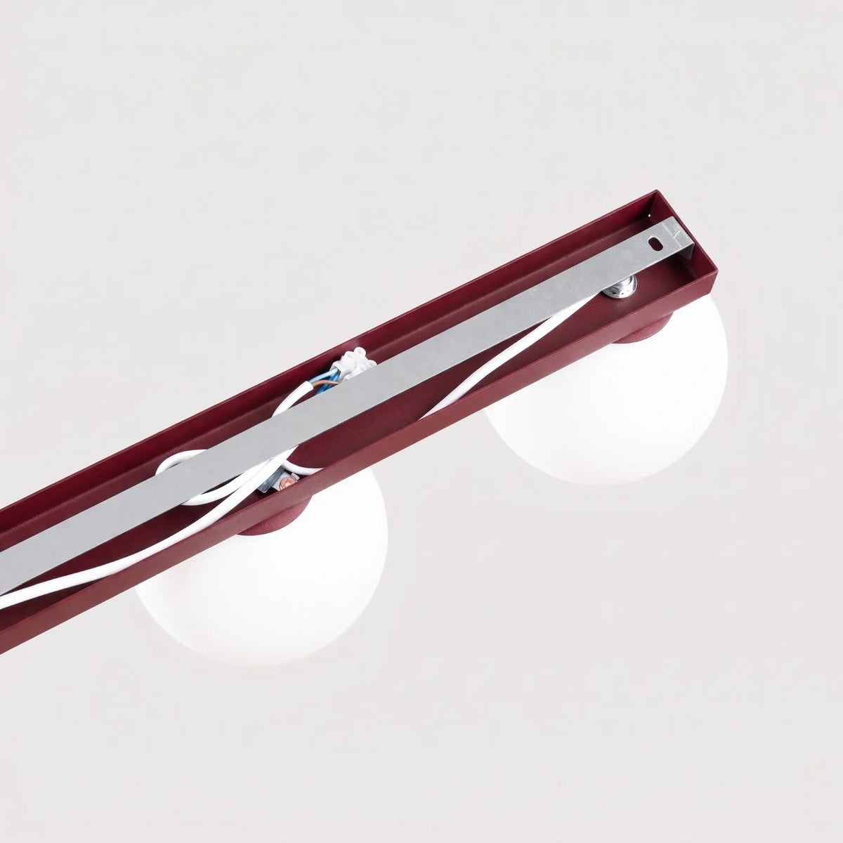 
Design Deckenlampe „Yoli“ 3-flammig - Burgundrot