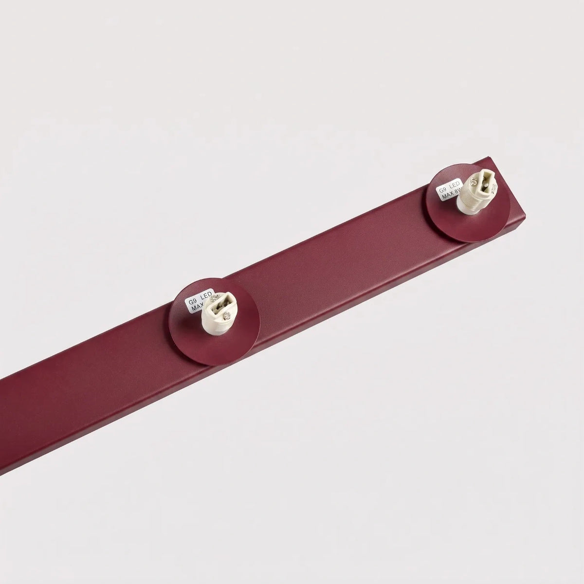 
Lampada da soffitto di design «Yoli» a 4 luci - Rosso bordeaux