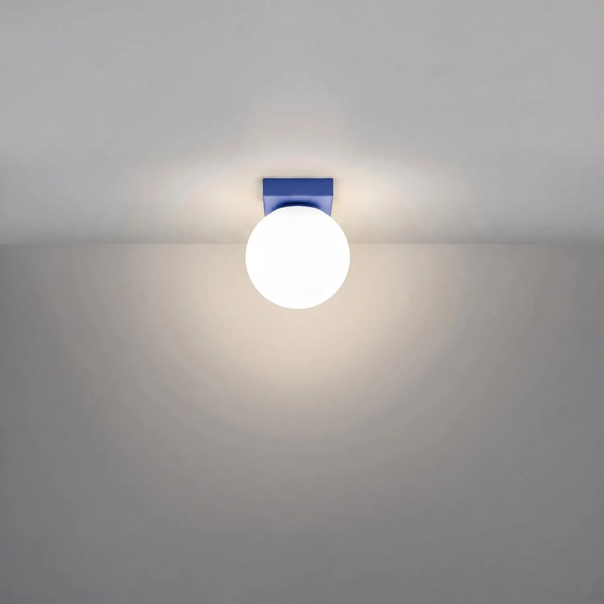 
"Yoli" Designer Ceiling Light, 1-bulb - Ultramarine
