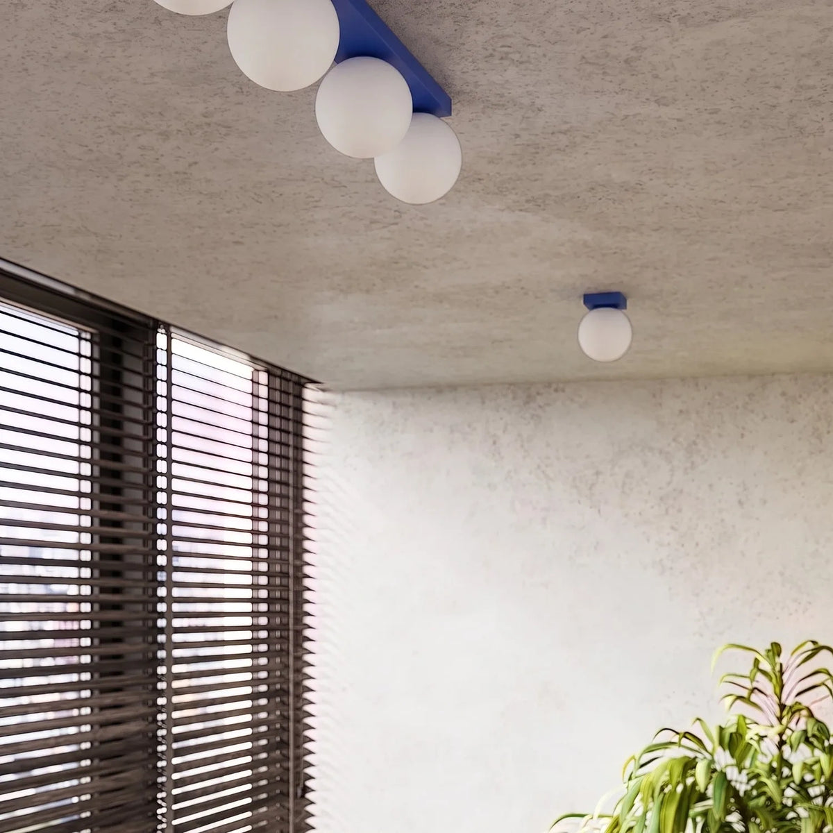 
Design Deckenlampe „Yoli“ 2-flammig - Ultramarine