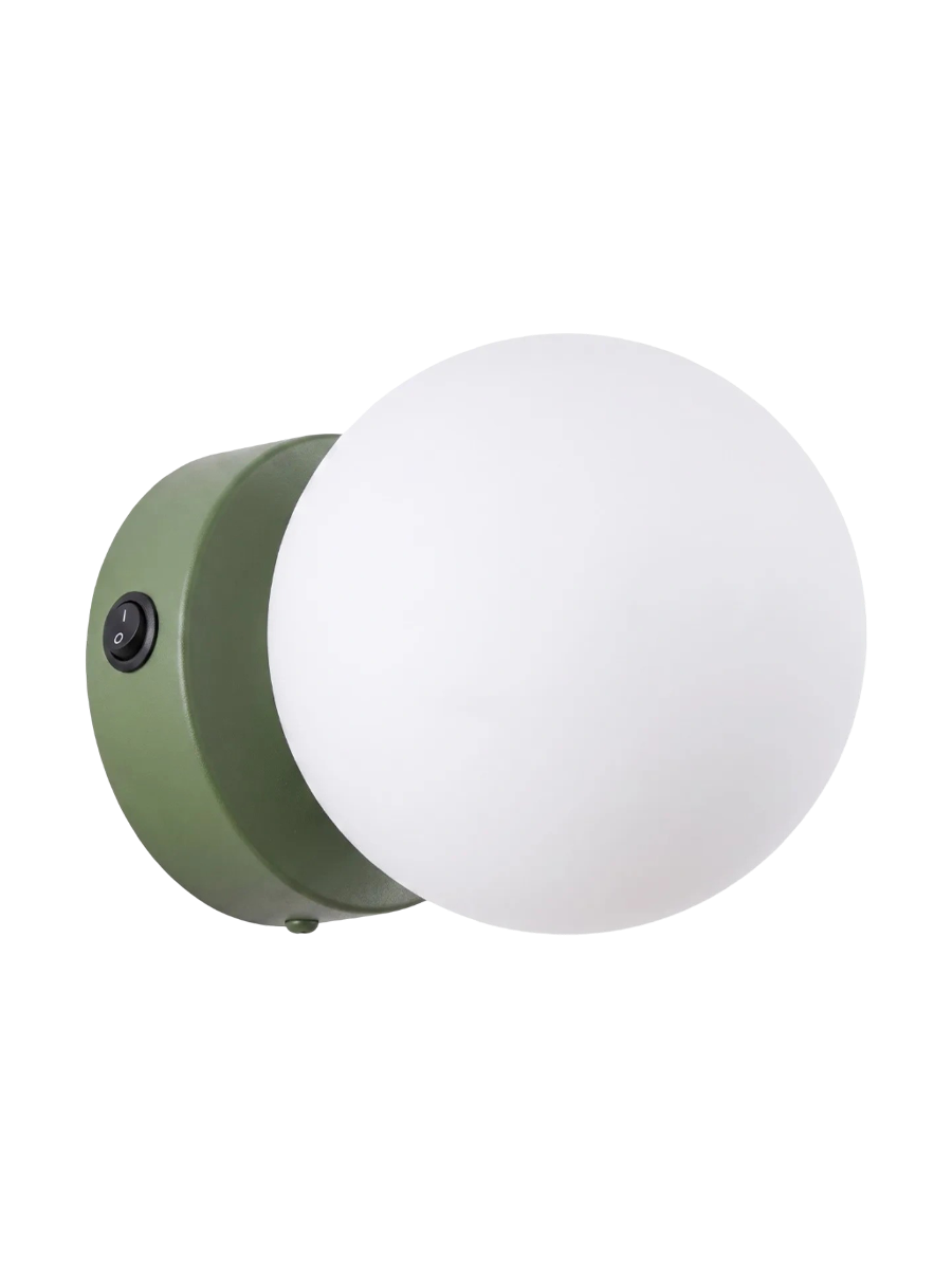
Lampada da parete di design «Yoli» - Verde oliva