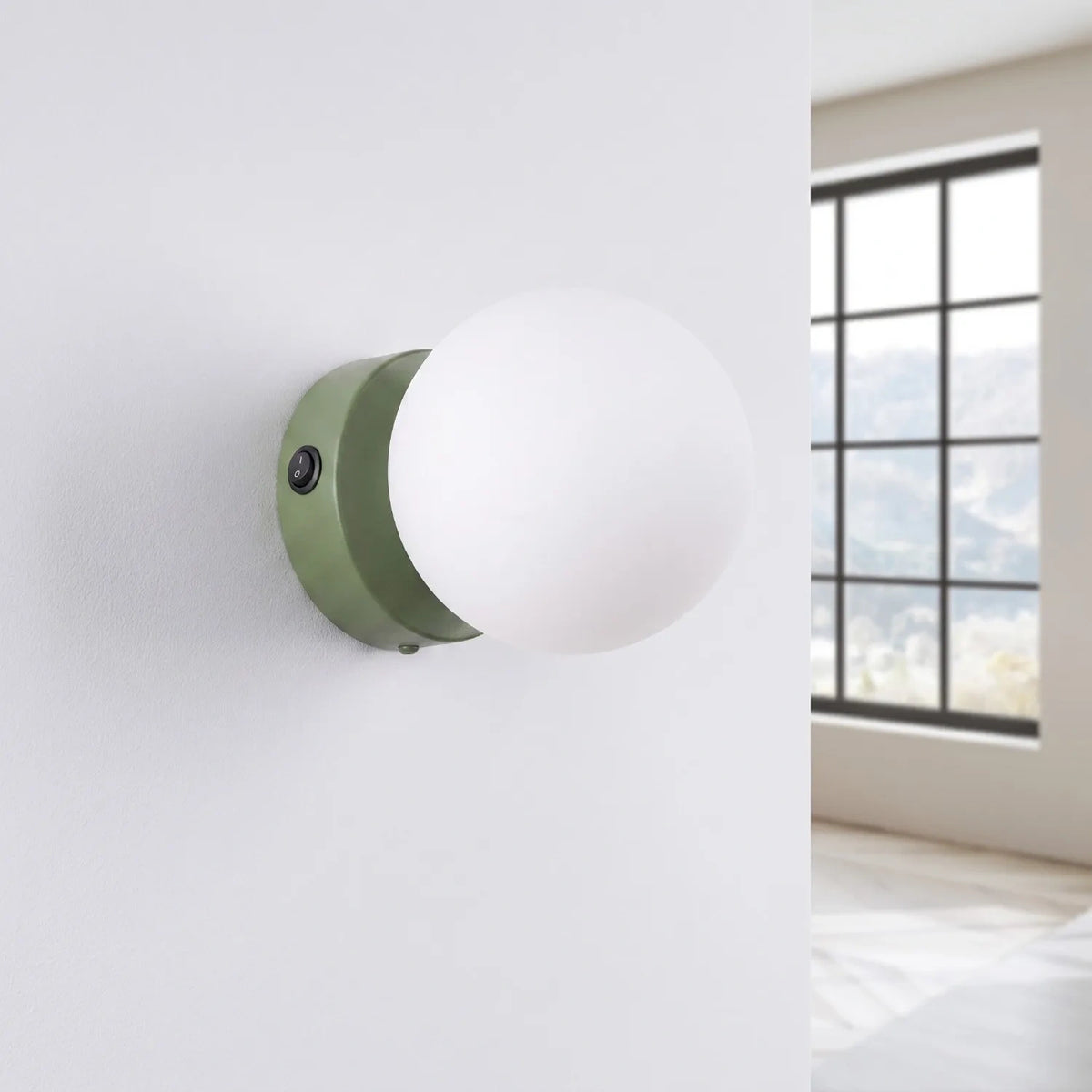 
Lampada da parete di design «Yoli» - Verde oliva