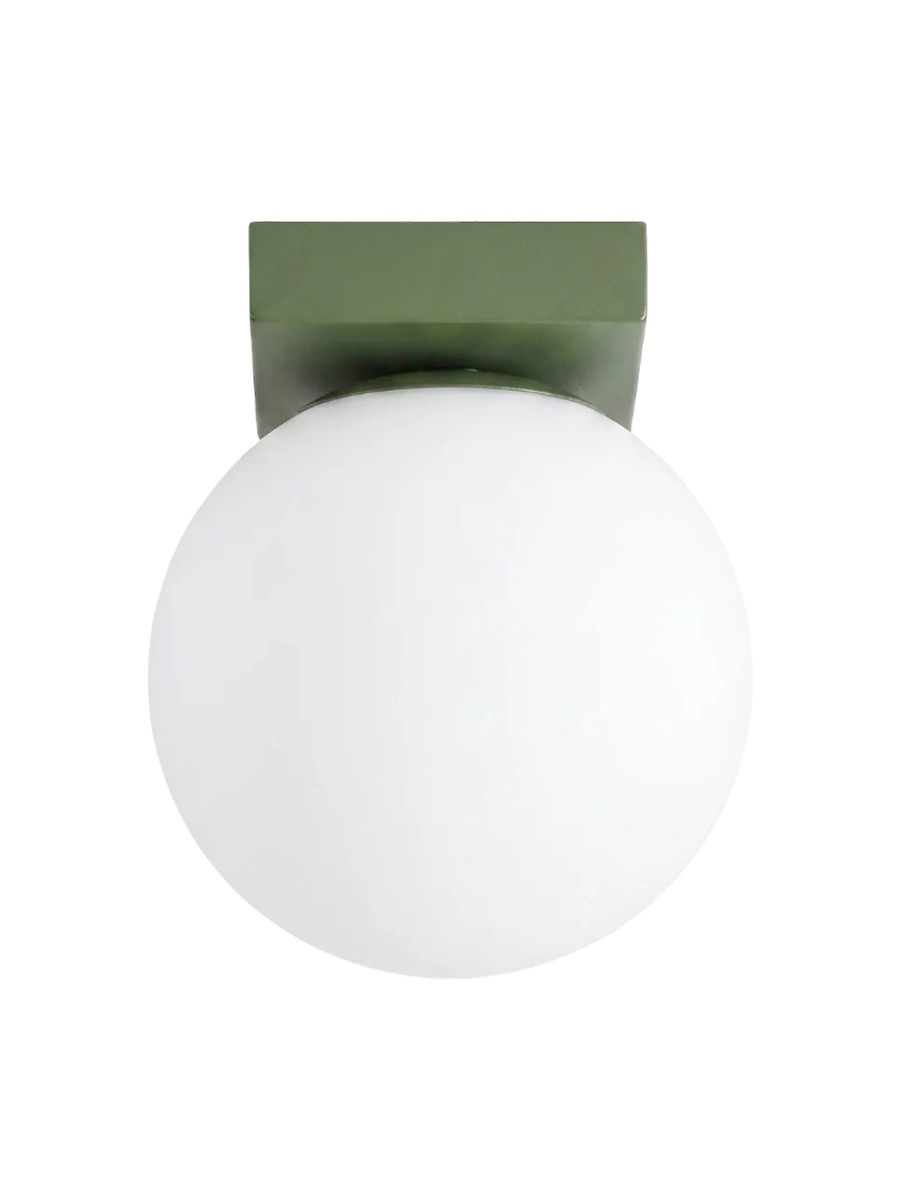 
Design Deckenlampe „Yoli“ 1-flammig - Olivgrün
