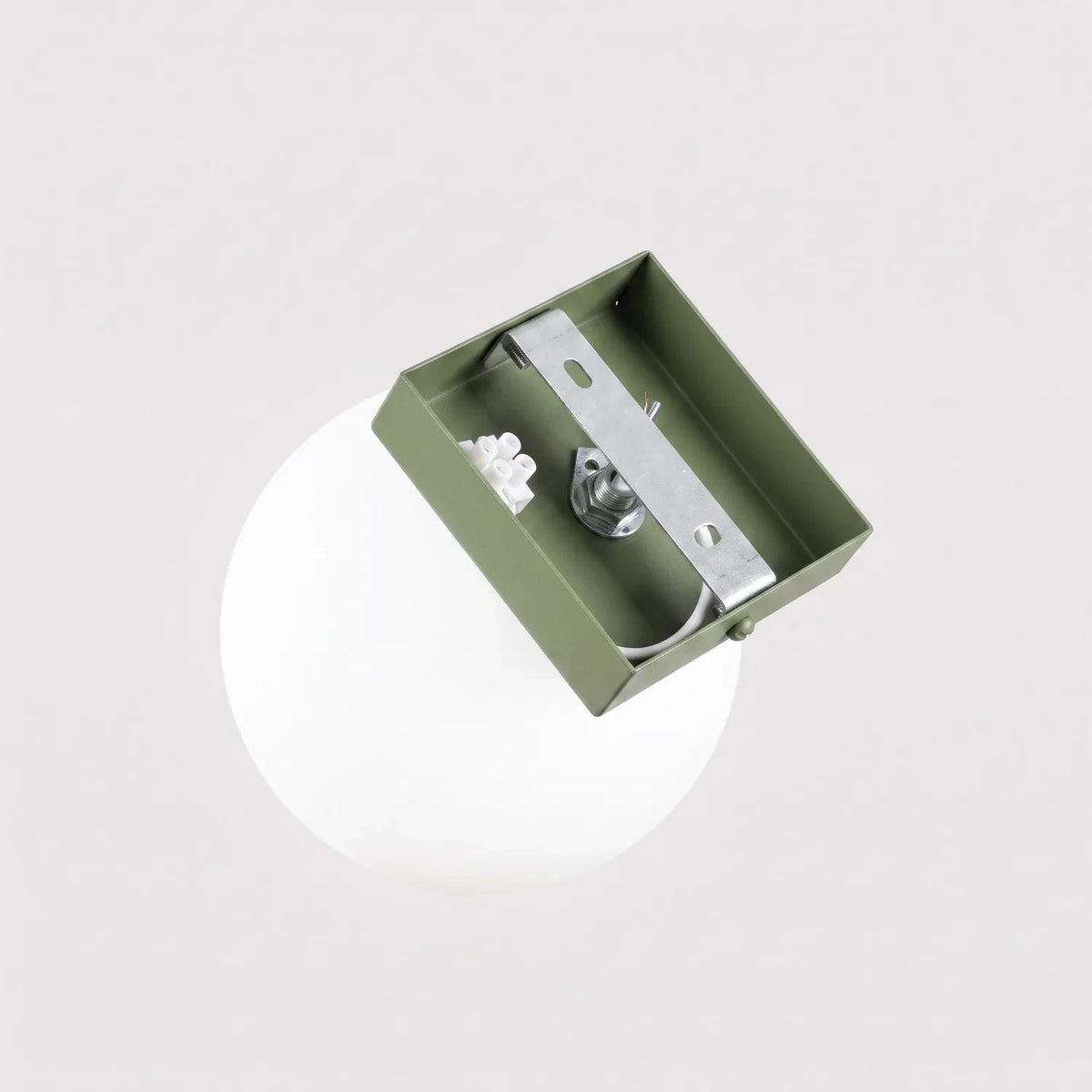 
Design Deckenlampe „Yoli“ 1-flammig - Olivgrün