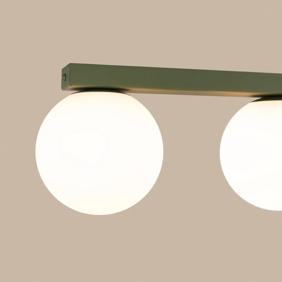 
Lampada da soffitto di design «Yoli» a 6 luci - Verde oliva