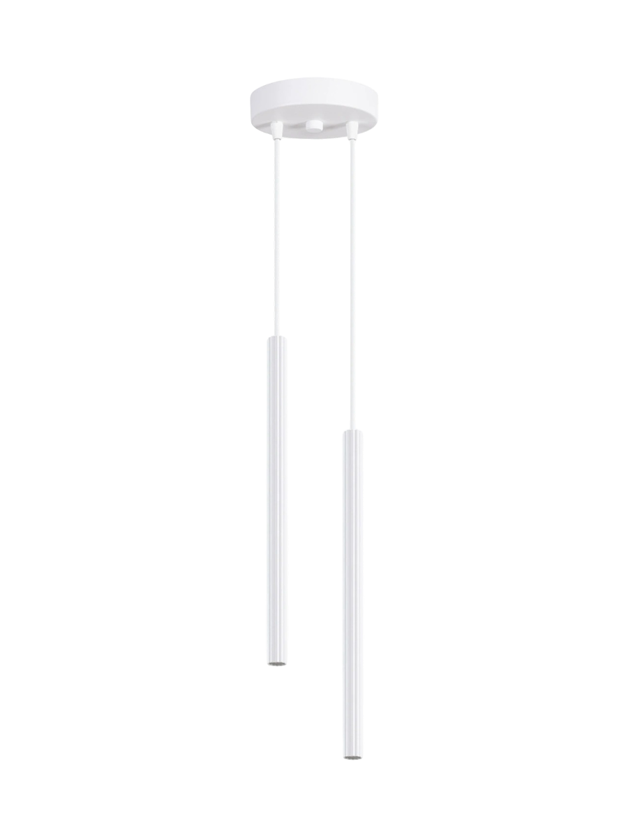 
Design Pendellampe „Arche“ - 2-flammig - Olivgrün