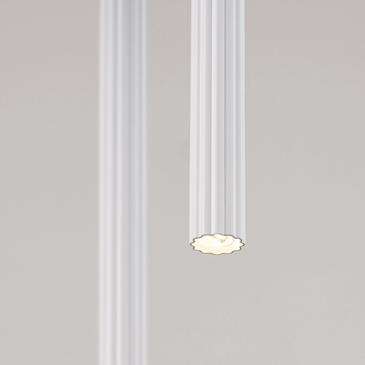 
Design Pendellampe „Arche“ - 2-flammig - Weiss