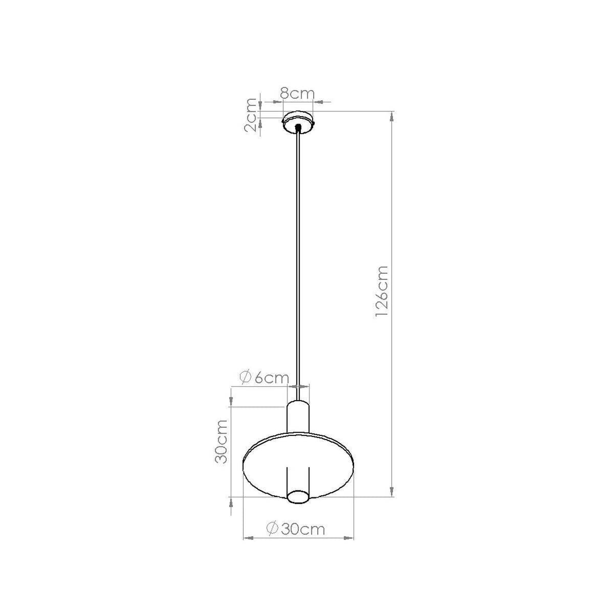 
Lampada a sospensione di design „Pelta“ a 1 luce - Beige/Nero
