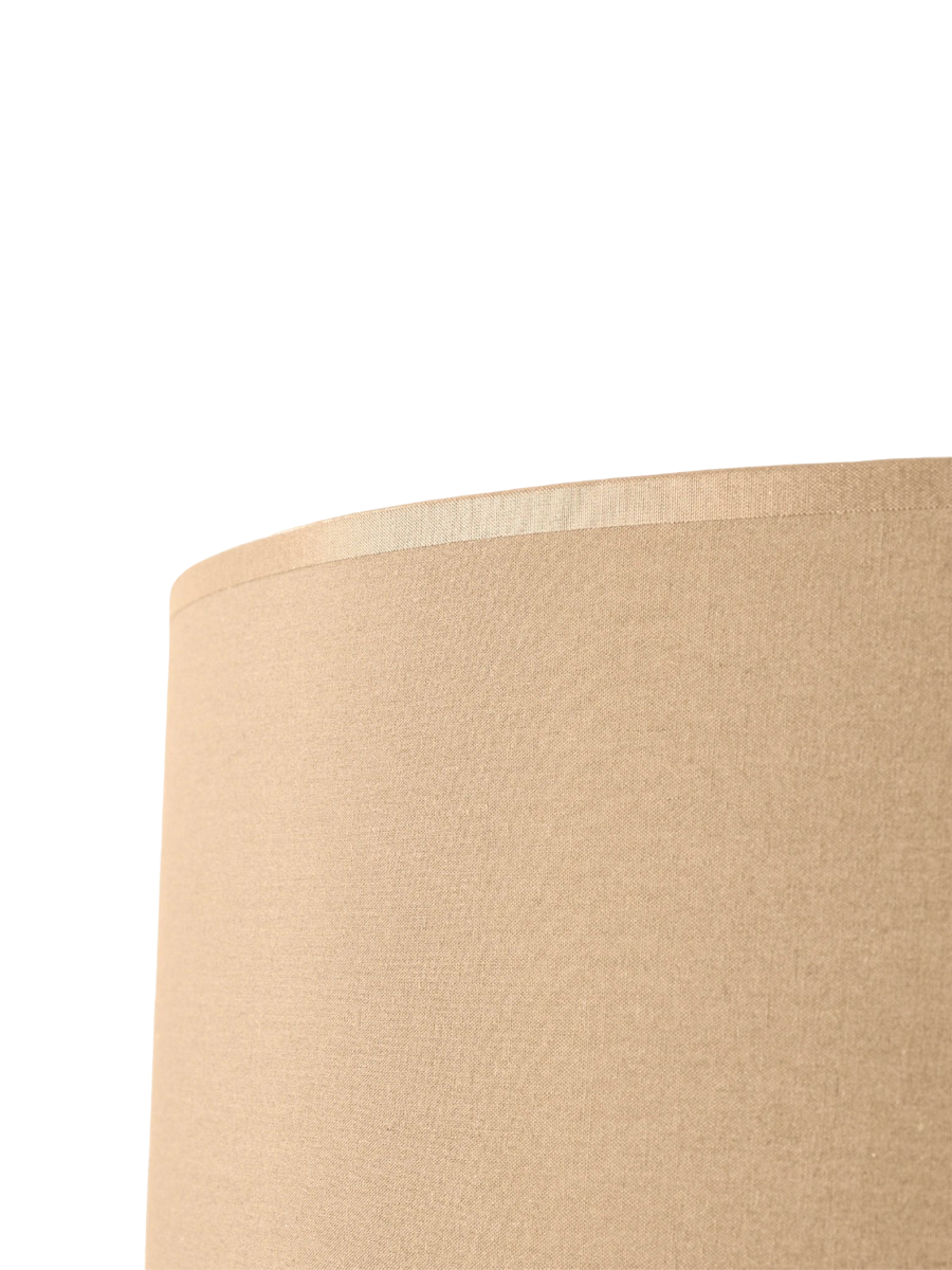 
Design Stehlampe "Natt" - Taupe/Naturholz