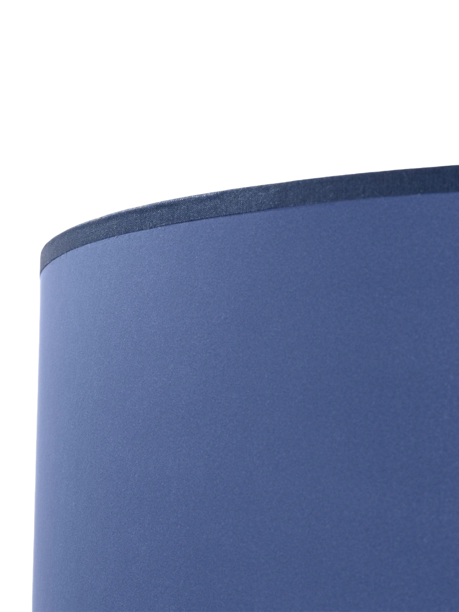
Design Stehlampe "Natt" - Marineblau/Naturholz
