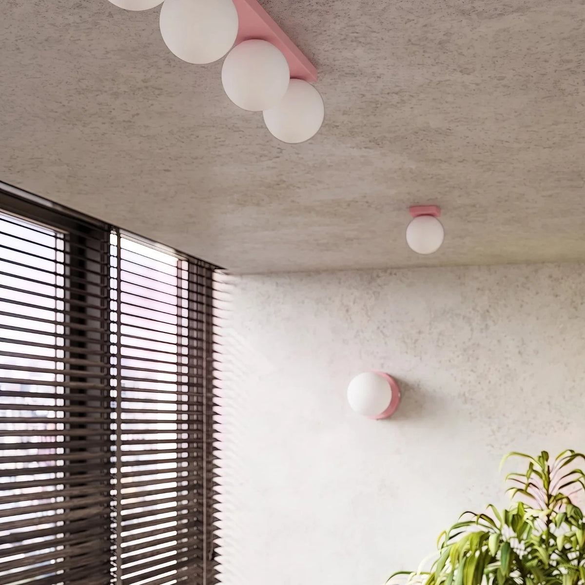 
Lampada da parete di design «Yoli» - Rosa