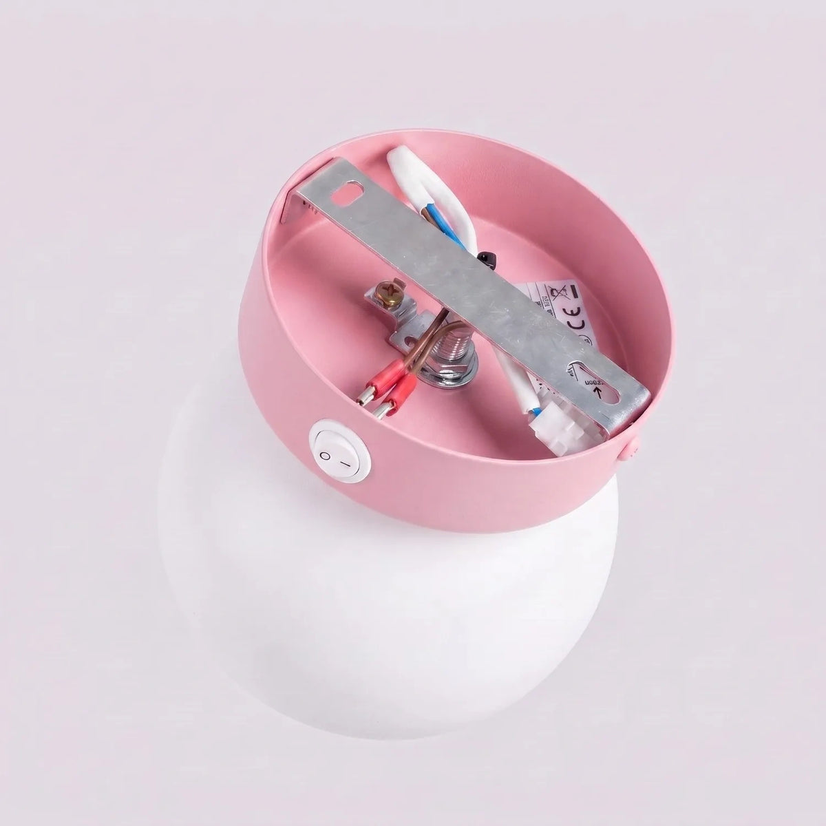 
Lampada da parete di design «Yoli» - Rosa