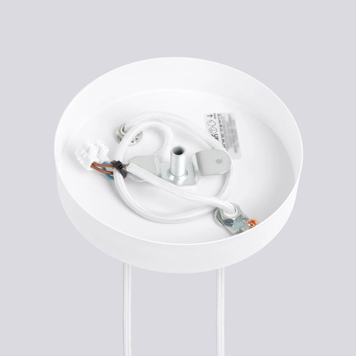 
Design Pendellampe „Halo“, 2-flammig - Weiss