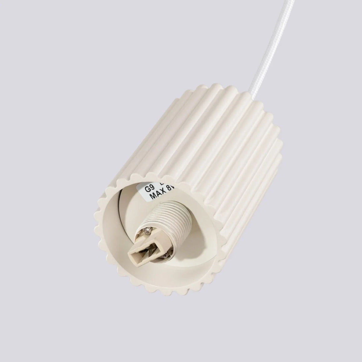 
Lampada a sospensione di design «Halo» a 2 luci - Beige
