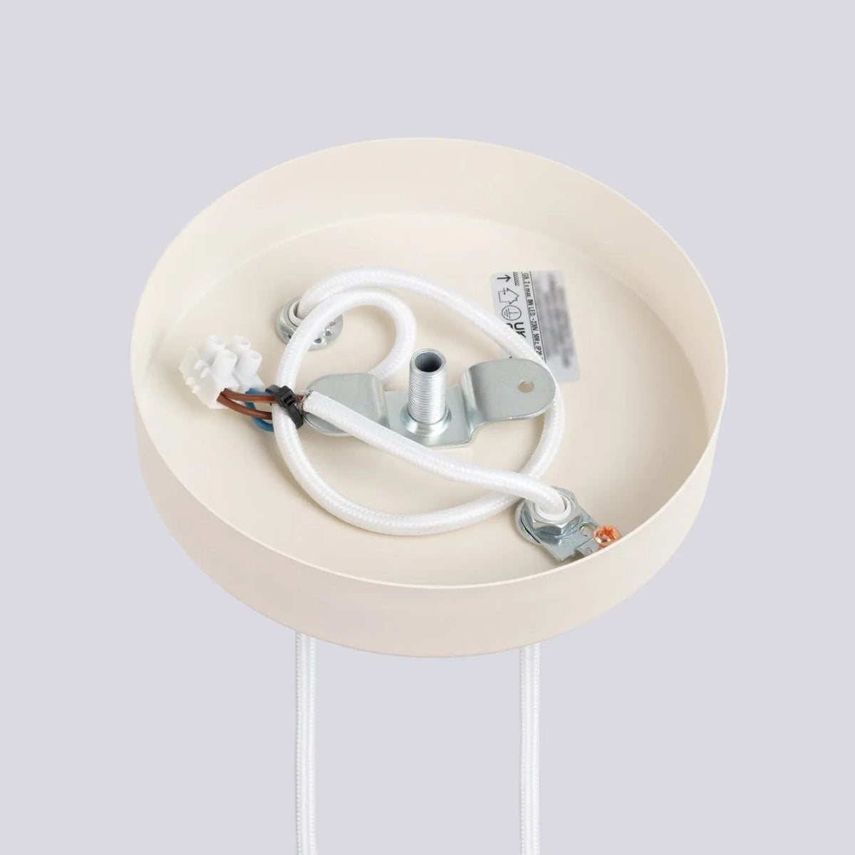 
Lampada a sospensione di design «Halo» a 2 luci - Beige