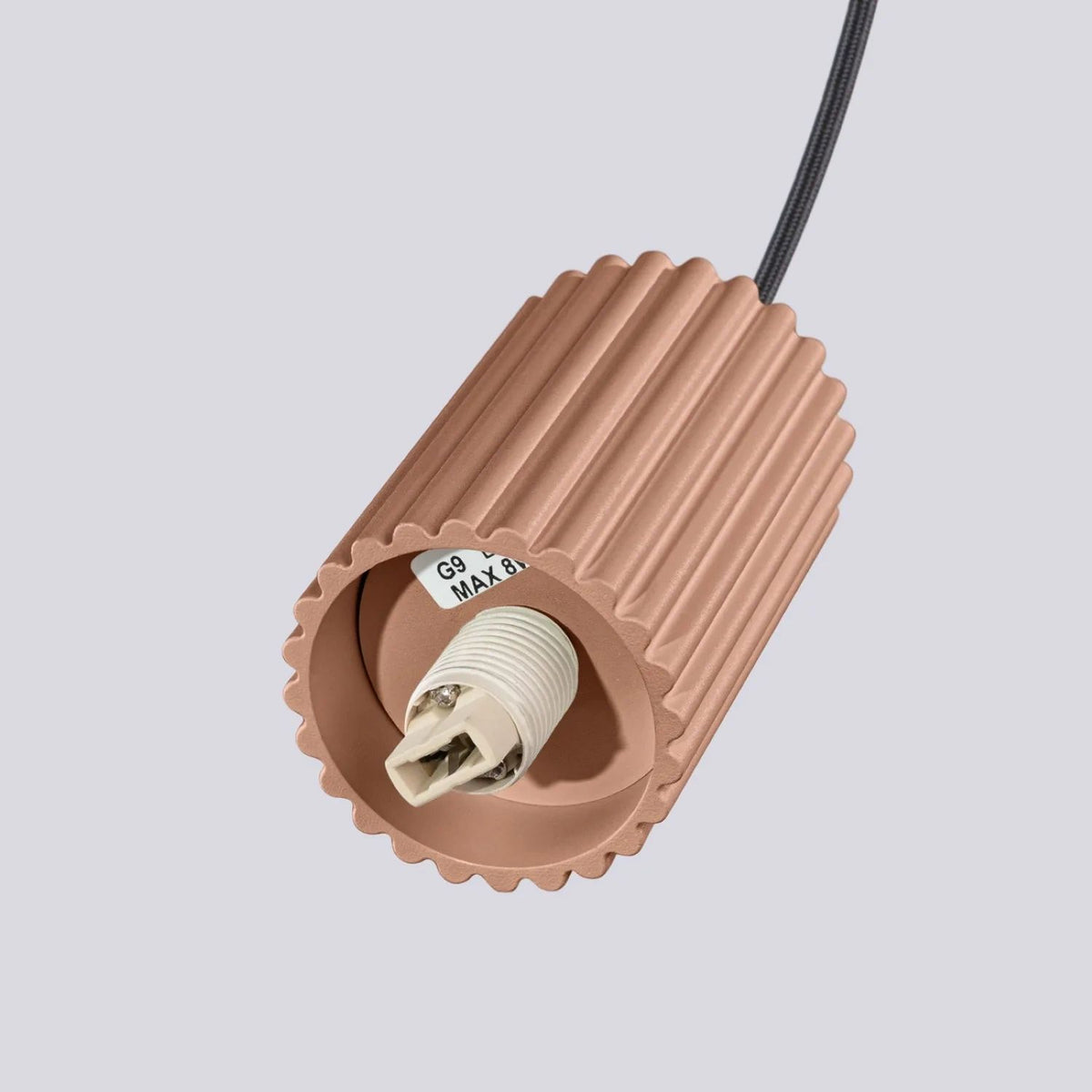 
Design Pendellampe „Halo“, 2-flammig - Mokka