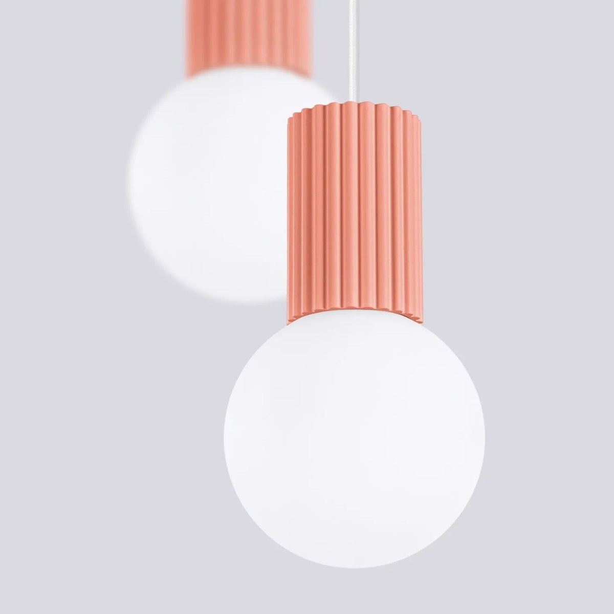 
Design Pendellampe „Halo“, 2-flammig - Apricot