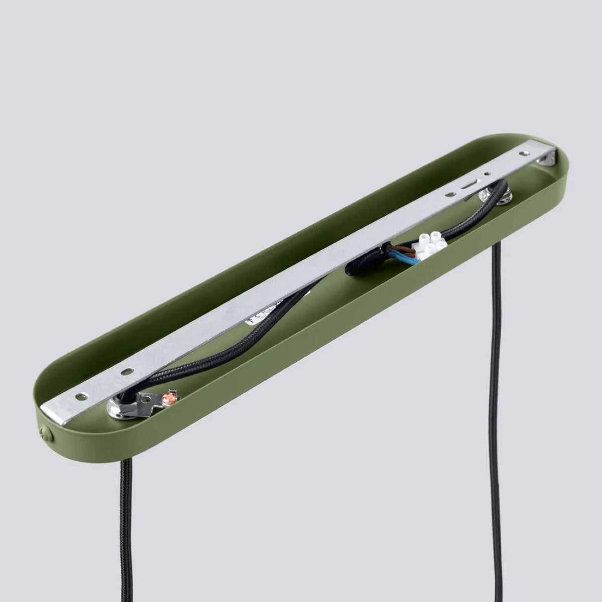
Design Pendellampe „Halo II“, 2-flammig - Olivgrün