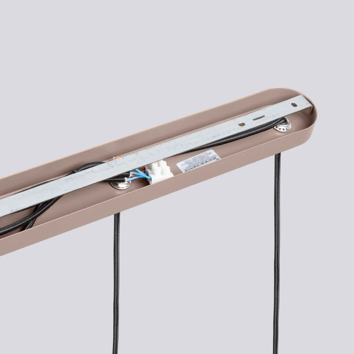 
Design Pendellampe „Halo II“, 3-flammig - Taupe