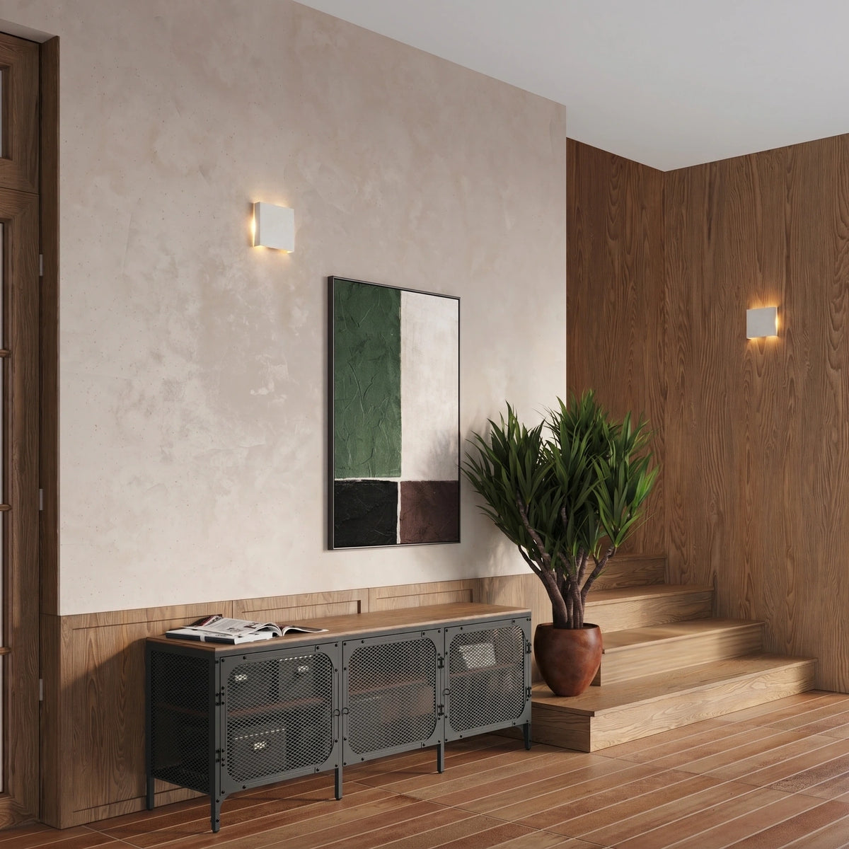 
Design Wandlampe „Vanta“ - Weiss