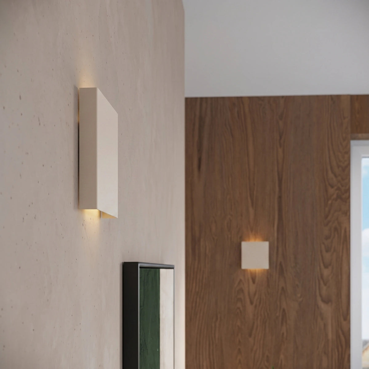 
Design Wandlampe „Vanta“ - Beige
