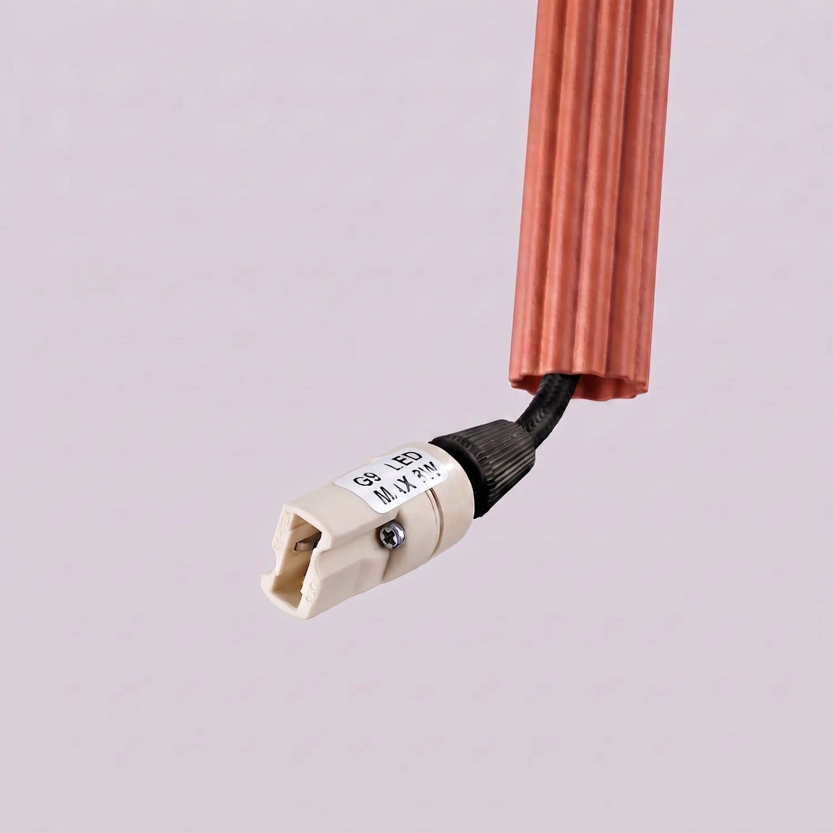 
Design Pendellampe „Arche“ - 2-flammig - Ockerrot