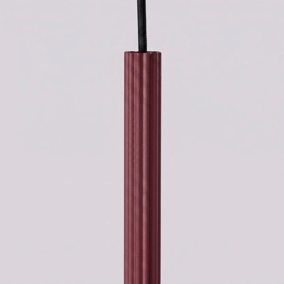 
Design Pendellampe „Arche“ - 2-flammig - Burgundrot