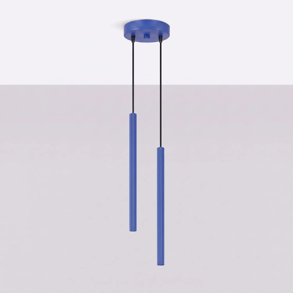 
Design Pendellampe „Arche“ - 2-flammig - Ultramarine